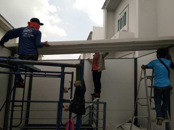 ออฟฟิศสำเร็จรูป 2 ชั้น ขนาด4.00x8.00 เมตร