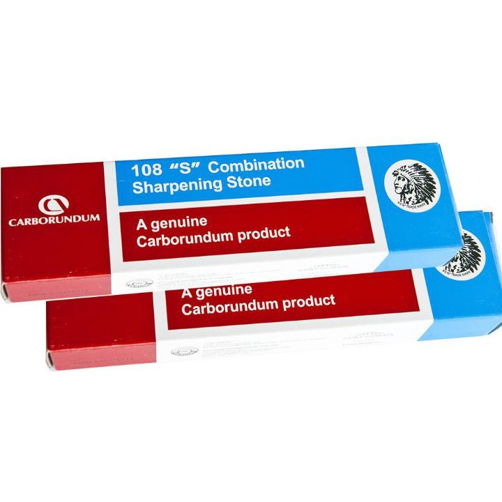 Carborundum หินลับมีด คนป่า (ของแท้ 100%) อย่างดี ลับมีด ลับสิ่ว ขนาด 8"×2"×1"