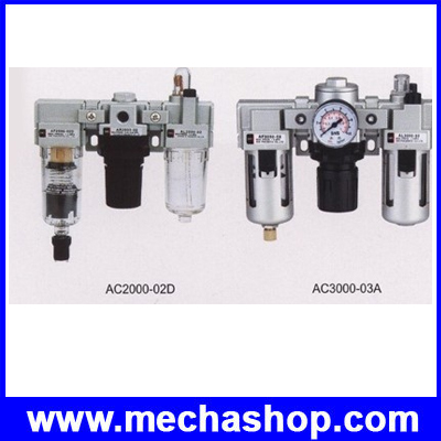 ชุดกรองลม AC2000-02 F.R.L unit AC series(three-union)