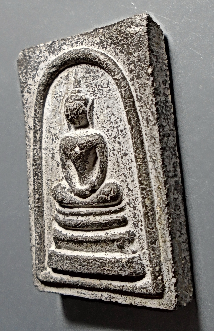 สมเด็จหลังสิวลี เนื้อผงใบลาน ลพ.กวย วัดโฆสิตาราม จ.ชัยนาท ปี2515