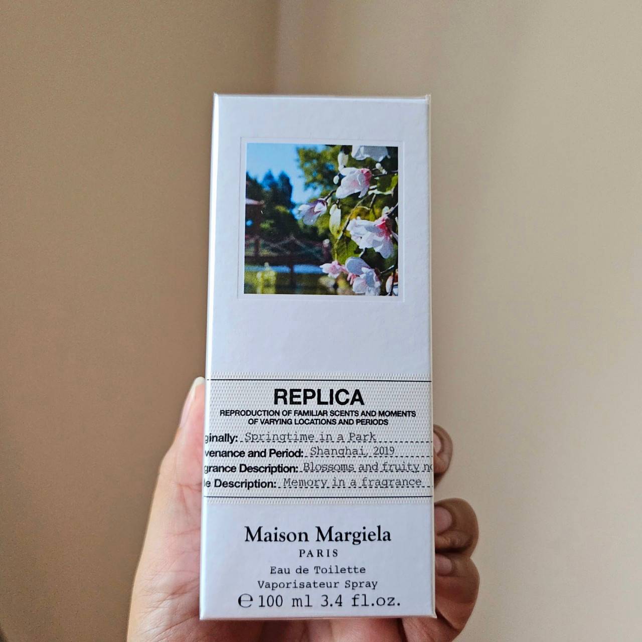 น้ำหอมแท้ Maison Margiela Replica Springtime In A Park Edt 100ml กล่องซีล