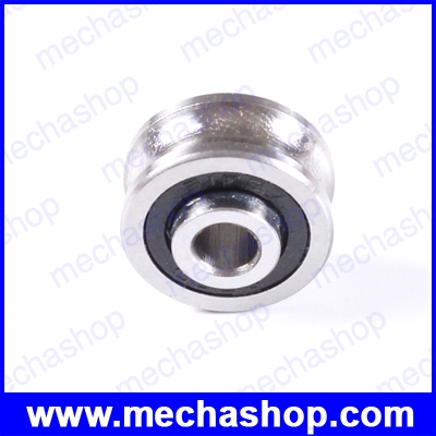 บอลแบริ่งร่องยู SG15 SG5RS U Groove ball bearings 5x17x8x9.75mm for tracking guide roller bearings
