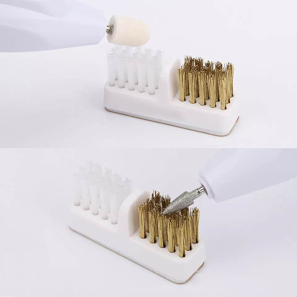 แปรงขัดหัวเจียร ทำความสะอาดหัวเจียร แปรงลับหัวเจียร พร้อมกล่อง