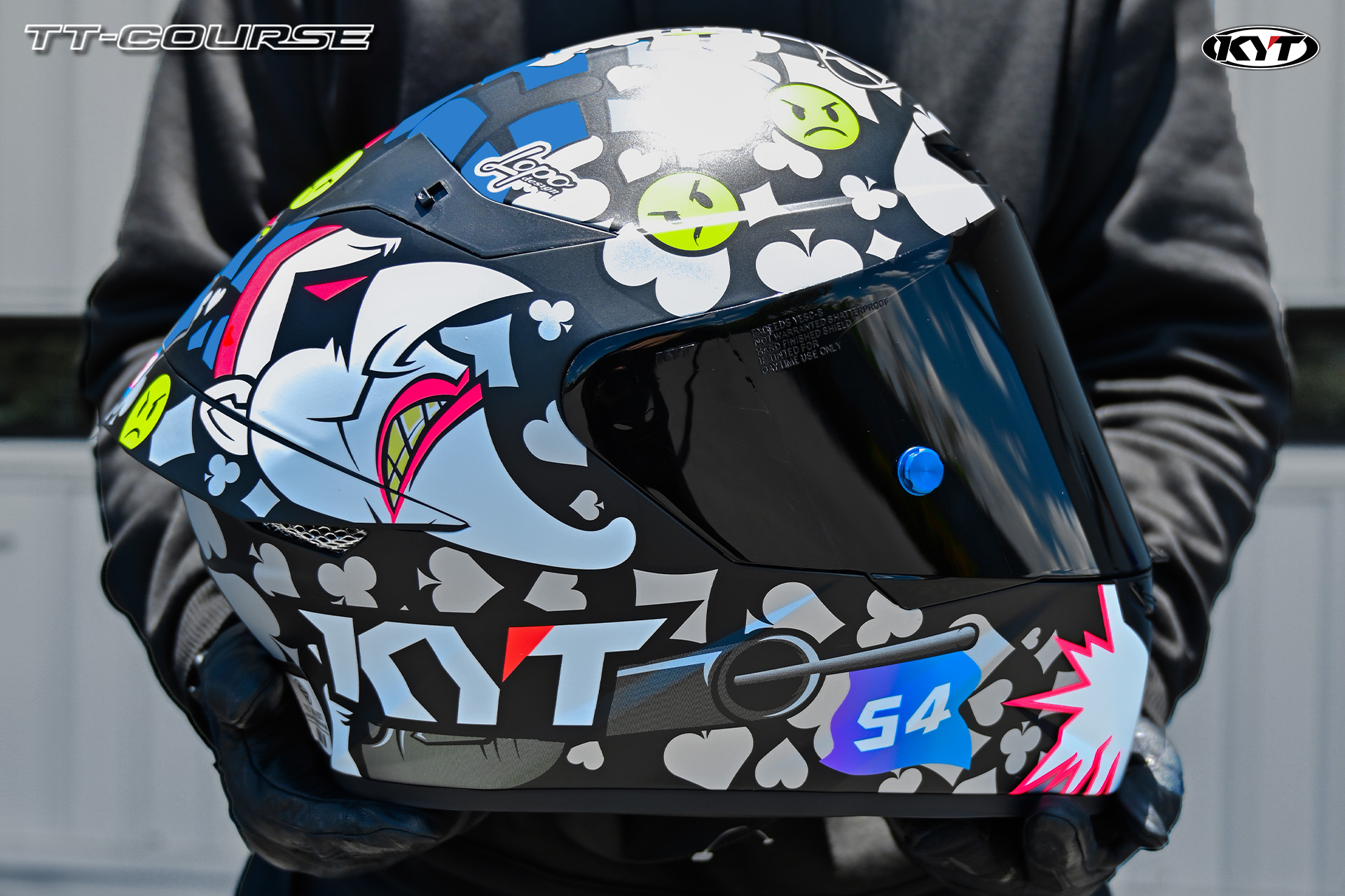 KYT รุ่น TT-Course ลายแข่ง RICCARDO ROSSI MATT Replica