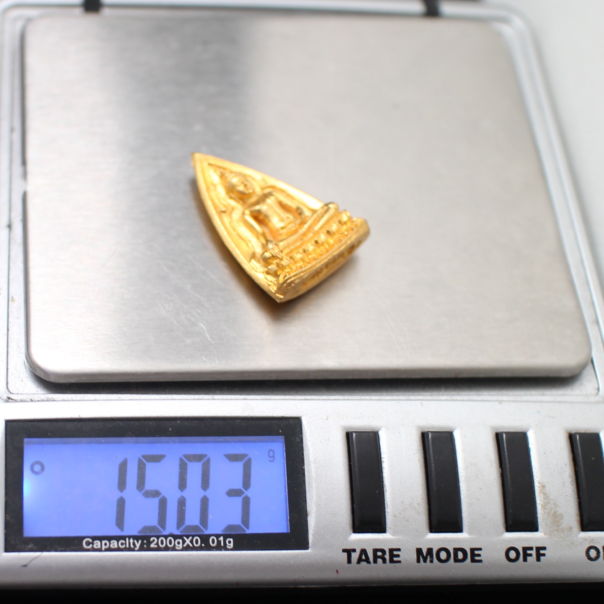 CL25002 สมเด็จนางพญา สก. องค์ทองคำแท้ 90% นน. 15.03 กรัม