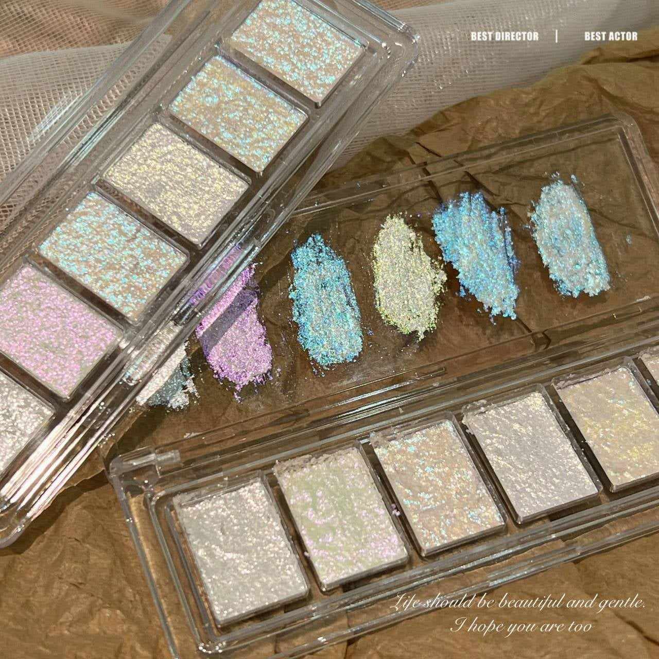 สีโพลาไรซ์ สีMermaid เนื้อครีมเมอเมด ตกแต่งเล็บ 6สี/เซต