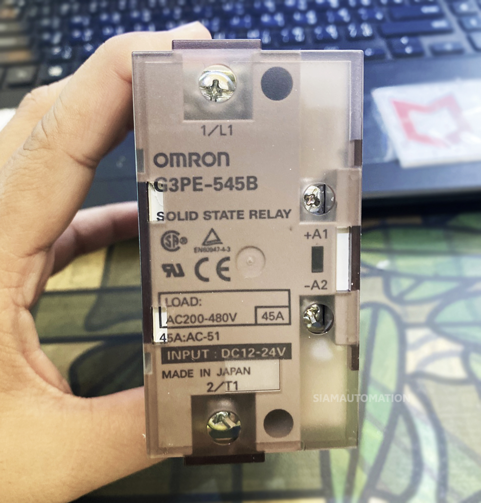 Solid State Relay OMRON รุ่น G3PE-545B ( 45A, 12-24VDC) NEW