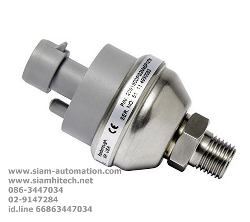 Pressure Transducer ยี่ห้อ SETRA รุ่น 209112CPG2M11P1 ( Range 0-1200 PSIG , EXCIT 9-28 VDC , OUTPUT 4-20 mA )