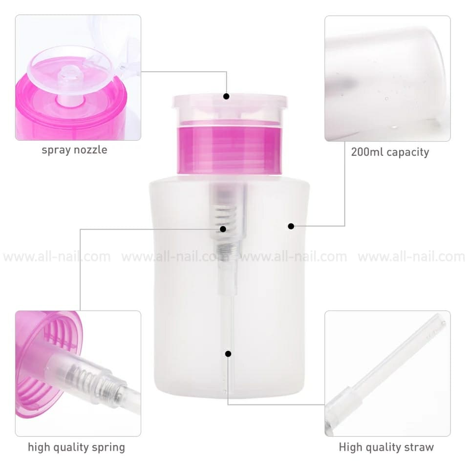 ขวดปั๊มน้ำยา 200ml.