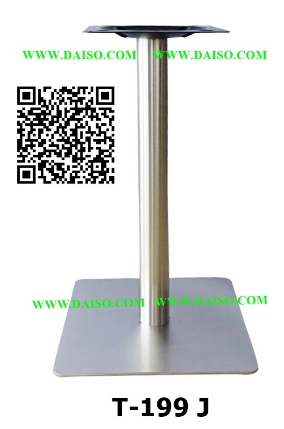 ขาโต๊ะสแตนเลสสี่เหลี่ยม ขาโต๊ะสแตนเลสสำเร็จรูป ขาโต๊ะDIY_T-199J