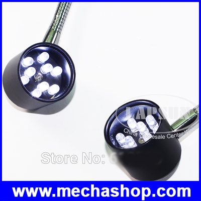 ไฟส่องงานสำหรับกล้องไมโครสโคปแบบคู่ Dual Gooseneck Lights 2 x 9 Bulb LED Neck Illuminator Lamp For Industry Stereo Microscope (สินค้า Pre-Order)