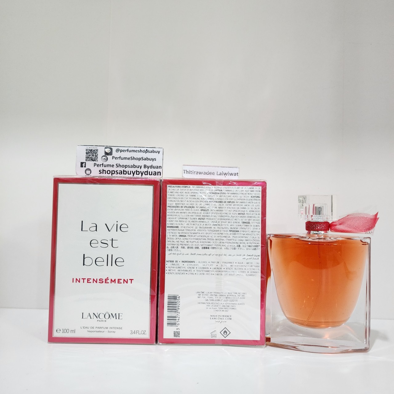 น้ำหอมแท้แบ่งขาย Lancome La Vie Est Belle Intensement 💕Travel Size #แบบทดลอง