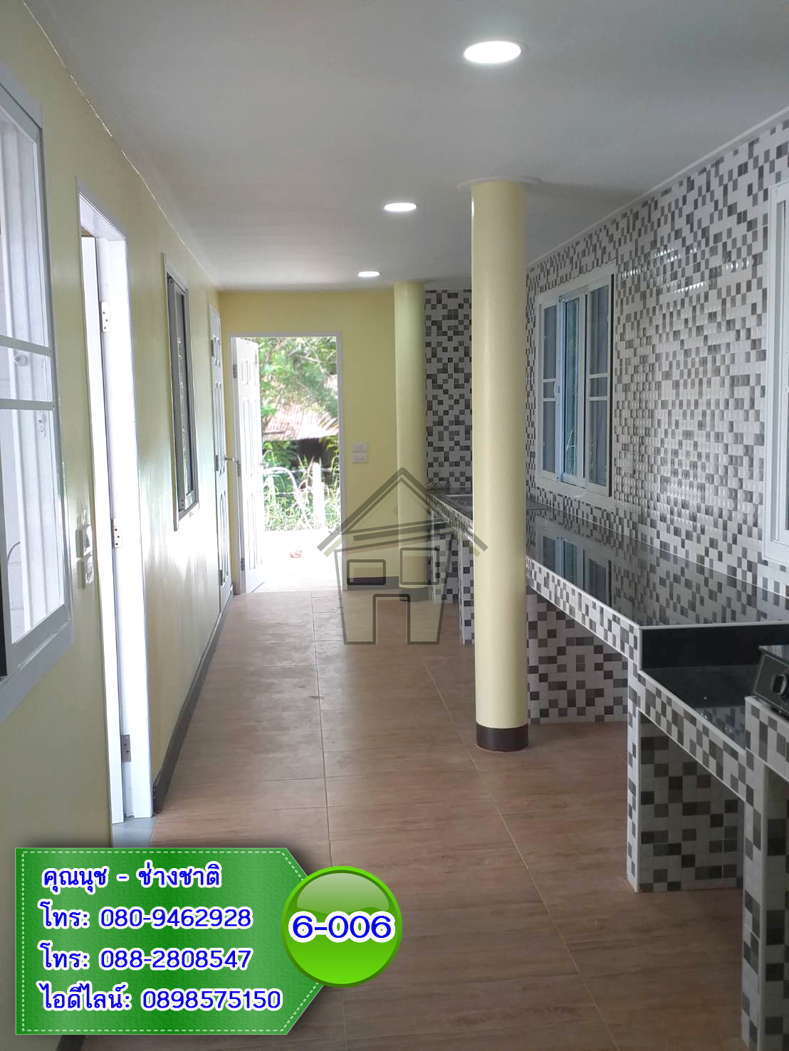 6-006 บ้านน็อคดาวน์ - บ้านหลังใหญ่ - ทรงมะนิลา