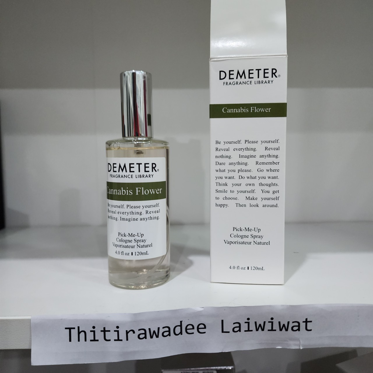 น้ำหอมแท้ Demeter Cannabis Flower cologne Spray 120ml กล่องจริง