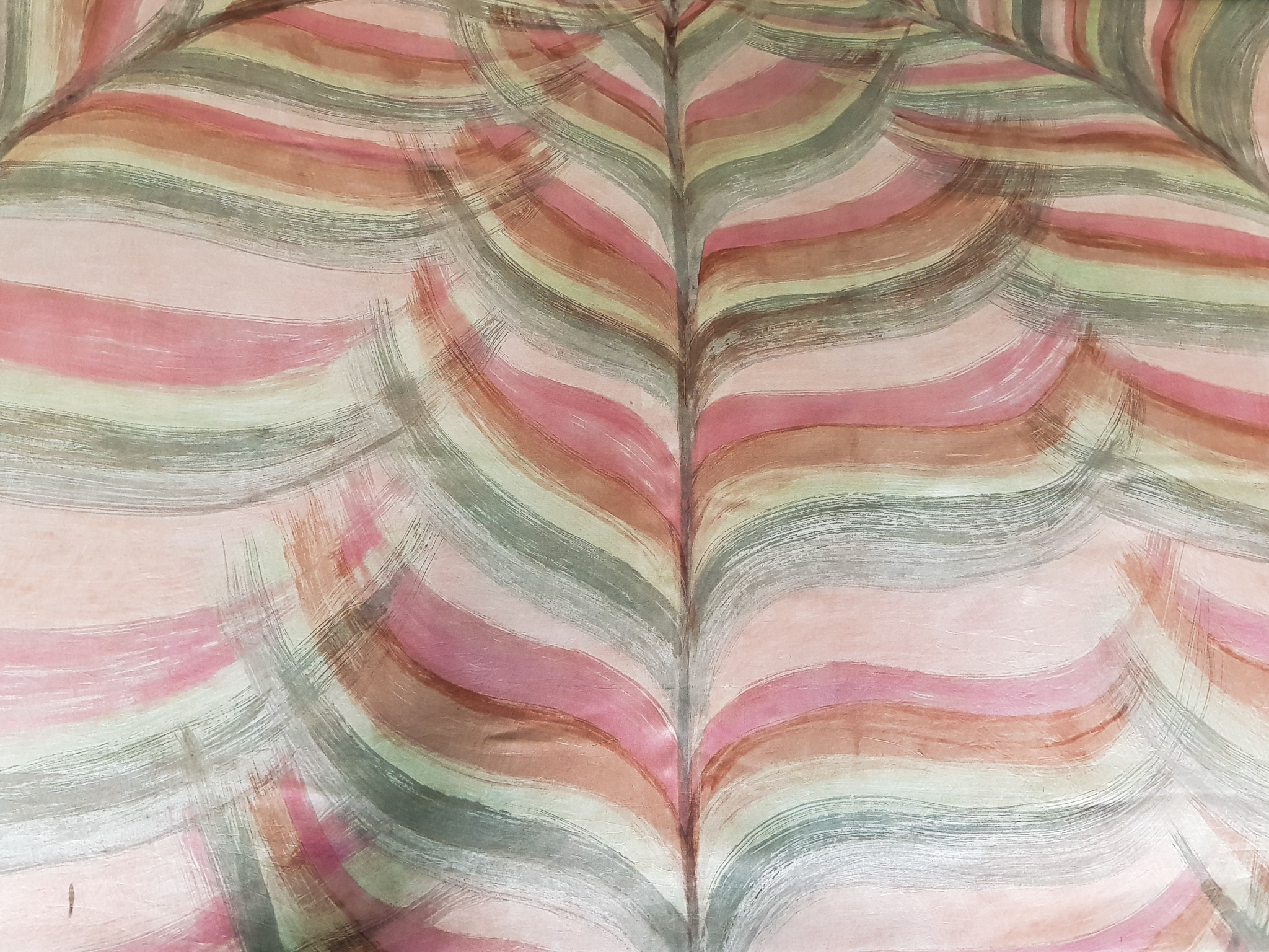 Rukbatik ผ้าผืน [ลายหางนกยูง] ผ้าฝ้าย สีตามที่ลูกค้าต้องการ