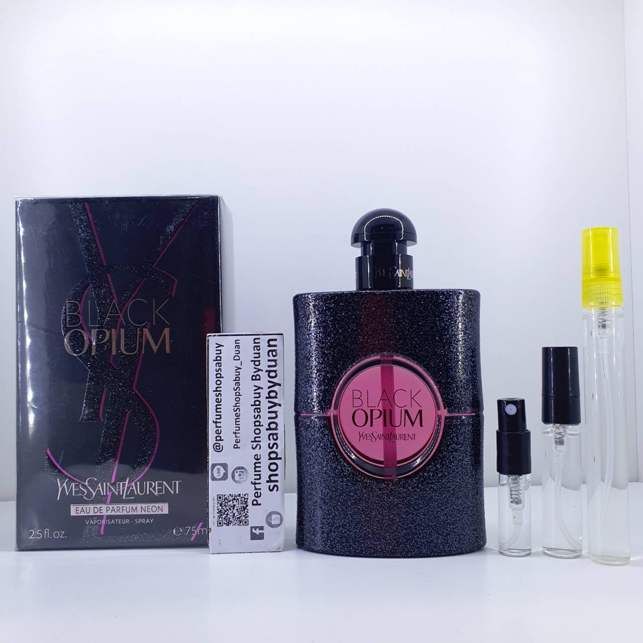 น้ำหอมแท้แบ่งขาย YSL Black Opium Neon Eau De Parfum for women💕Travel Size #แบบทดลอง