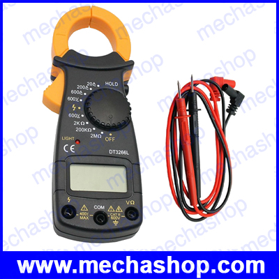 เครื่องมือวัดไฟฟ้า แคบมป์มิเตอร์ มิเตอร์วัดกระแสไฟ AC และ แรงดัน AC/DC Multimeter Electronic Tester DIGITAL CLAMP Model DT3266L