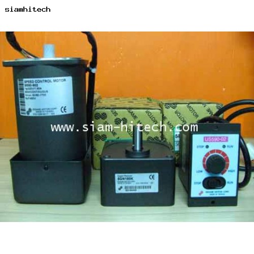 SPEED CONTROL MOTOR รุ่น M590-602 220V 90W/GEAR HEAD 5GN180K/กล่องสปีดคอนโทรล (ของใหม่)