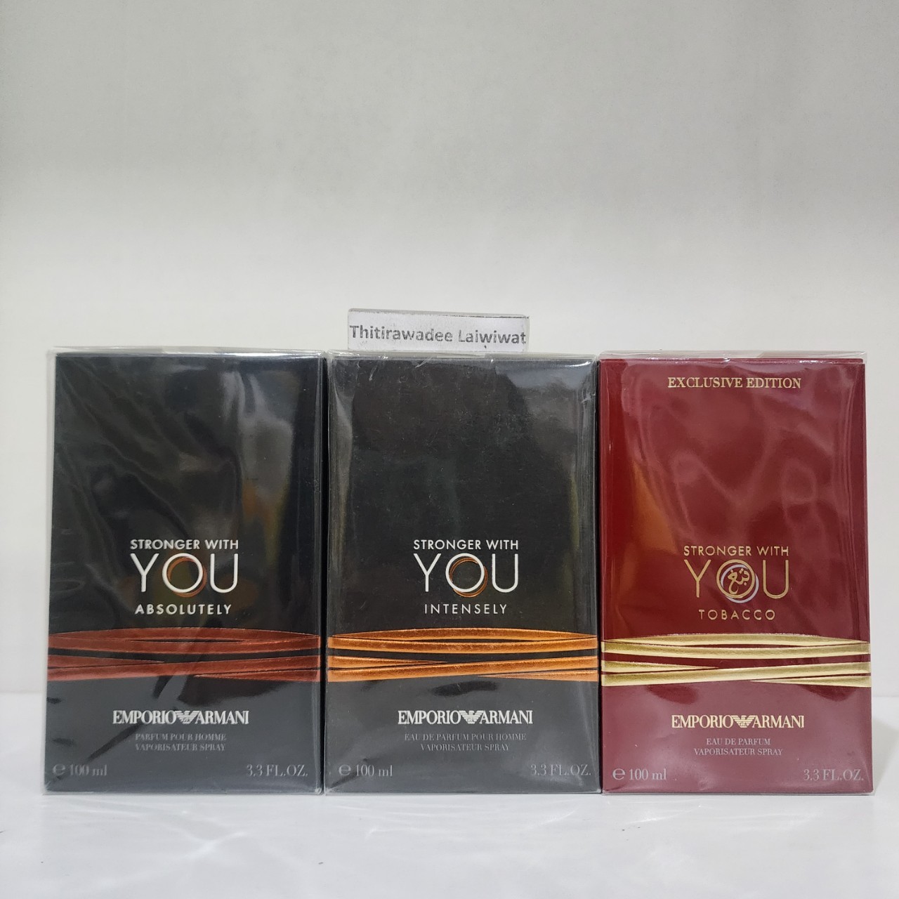 น้ำหอมแท้ Giorgio Armani Stronger With You Intensely EDP 100ml กล่องซีล P-Gi0rgi0