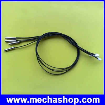 เทอร์มิสเตอร์ สายเครื่องวัดอุณหภูมิ 110องศา Thermistor temperature sensor NTC 10K 1% 3950 สายยาว 1เมตร