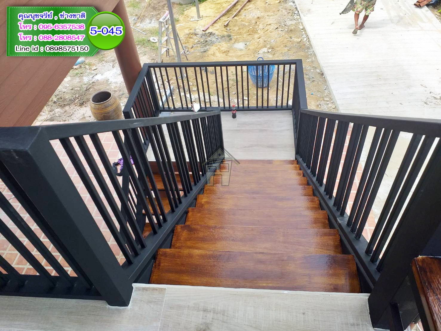 5-045 บ้านน็อคดาวน์ - บ้านหลังใหญ่ - ทรงจั่วมุกซ้อน