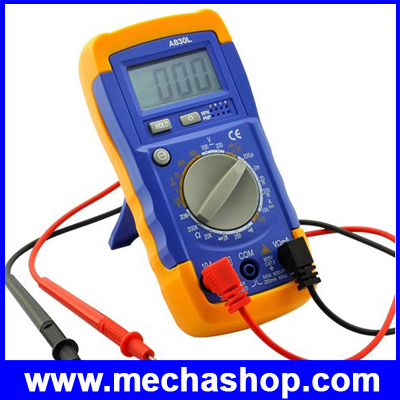 เครื่องมือวัดไฟฟ้า AC/DC Digital Multimeter / Multitester (8 Function Edition)