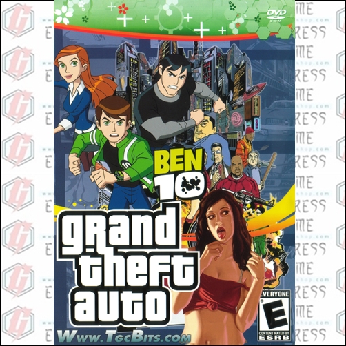 PS2: Grand Theft Auto : Ben 10 (U) - Mod from GTA San Andreas [DVD] รหัส 1175