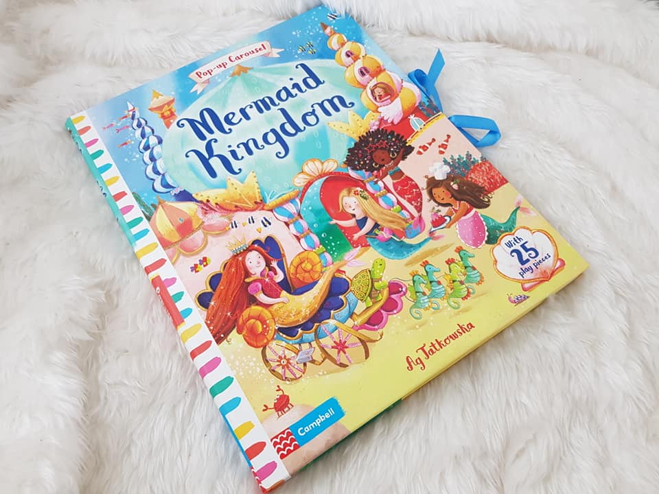 Mermaid Kingdom Hardback Pop-up Carousel English Illustrated by Ag Jatkowska 9781509844357 Pop up