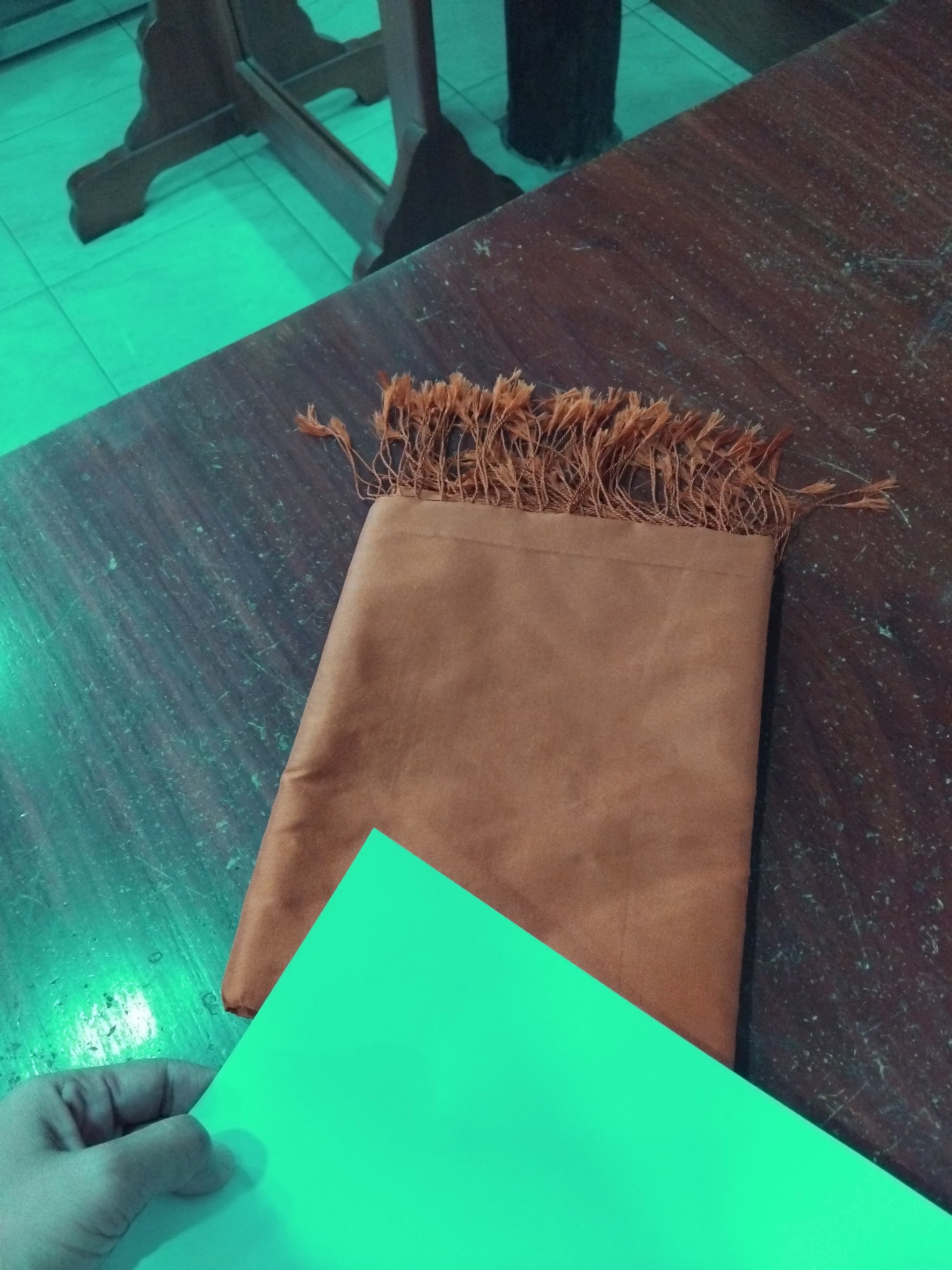 สั่งตัด(ไม่รวมผ้า) ผ้าคลุมไหล่ พันชายครุย 2ด้าน รหัส CUT-NY-0420661