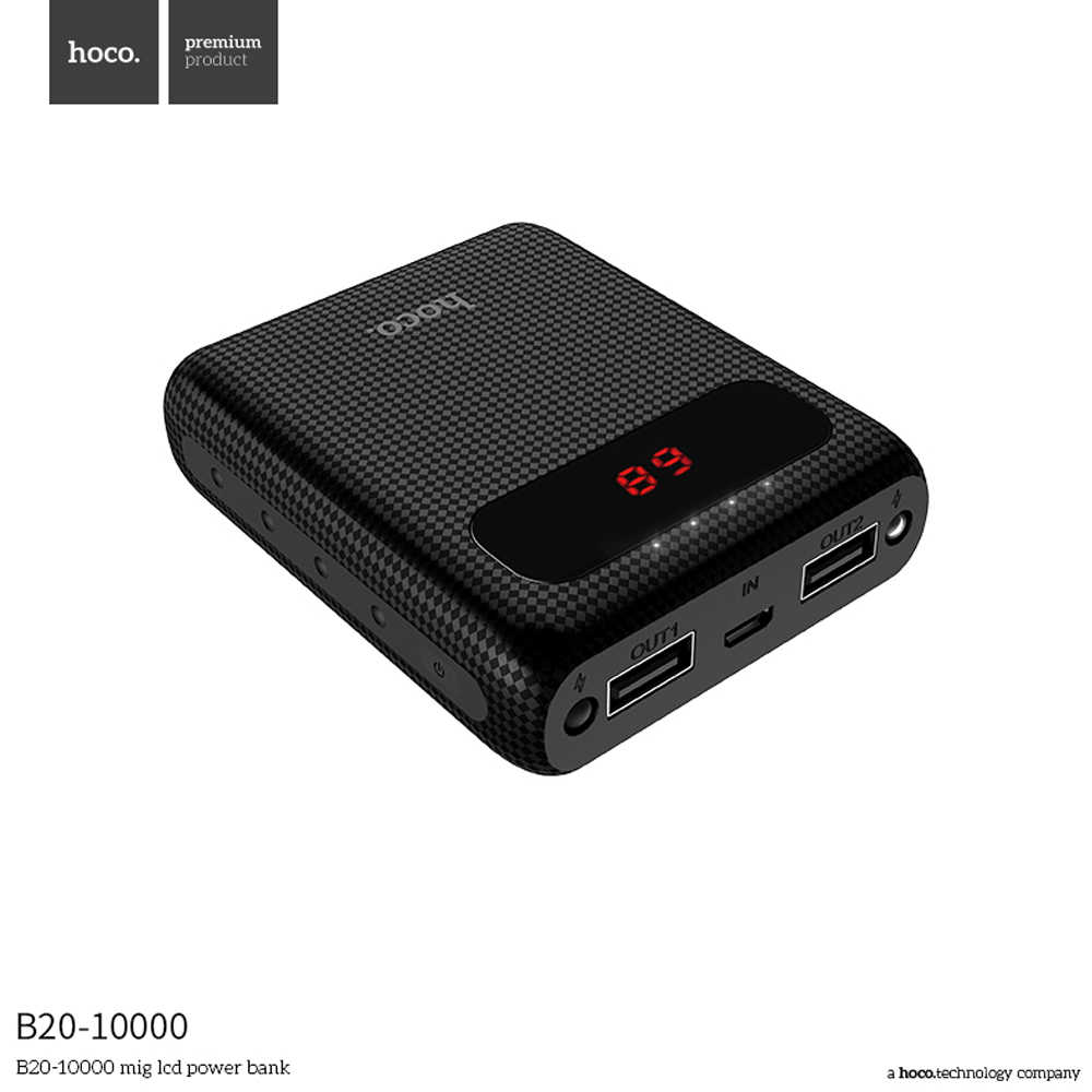 HOCO Power bank แบตสำรอง 10000 mAh รุ่น B20