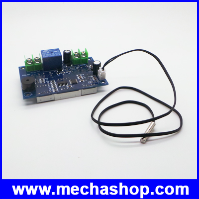 รีเลย์ควบคุมอุณหภูมิ บอร์ดควบคุมอุณหภูมิ DC 9V-15V Intelligent Digital LED Thermostat Temperature Controller