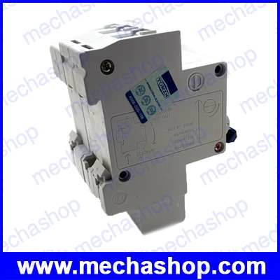 เซอร์กิตเบรคเกอร์ ป้องกันกระแสไฟฟ้าเกิน ไฟฟ้ารั่ว 2P 40A 230V- 50HZ/60HZ Residual current Circuit breaker with over current and Leakage protection RCBO