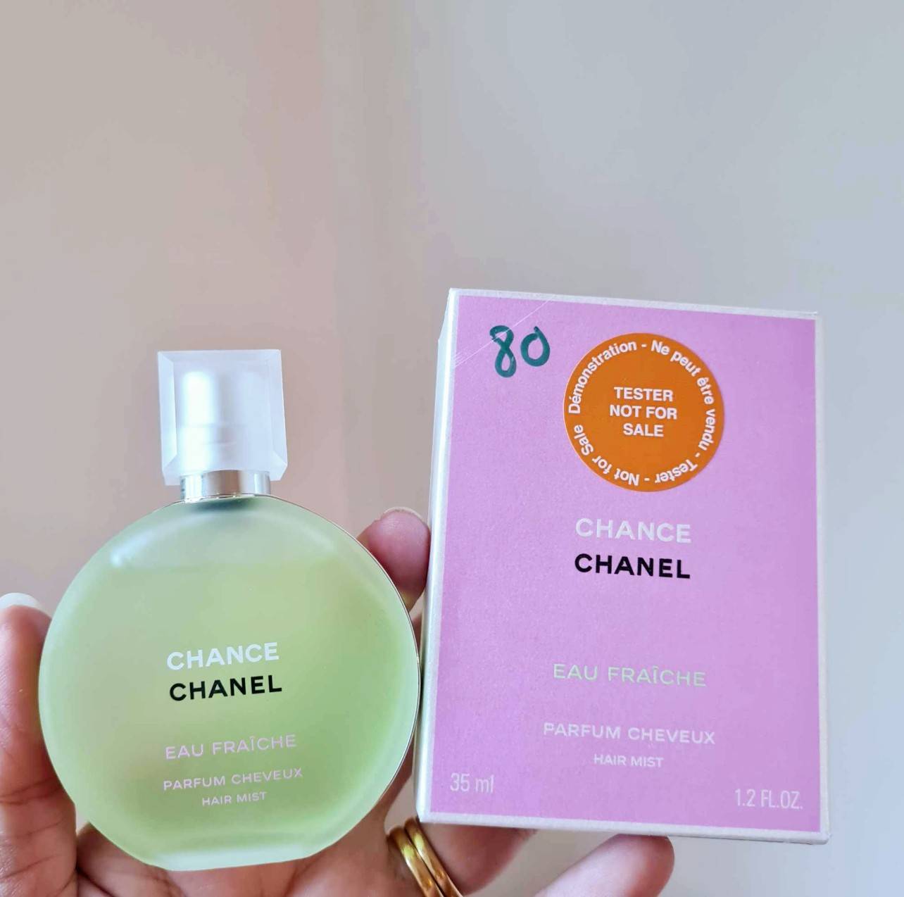 น้ำหอม Chanel CHANCE EAU FRAÎCHE 35ml Tester สเปรย์น้ำหอมสำหรับเส้นผม