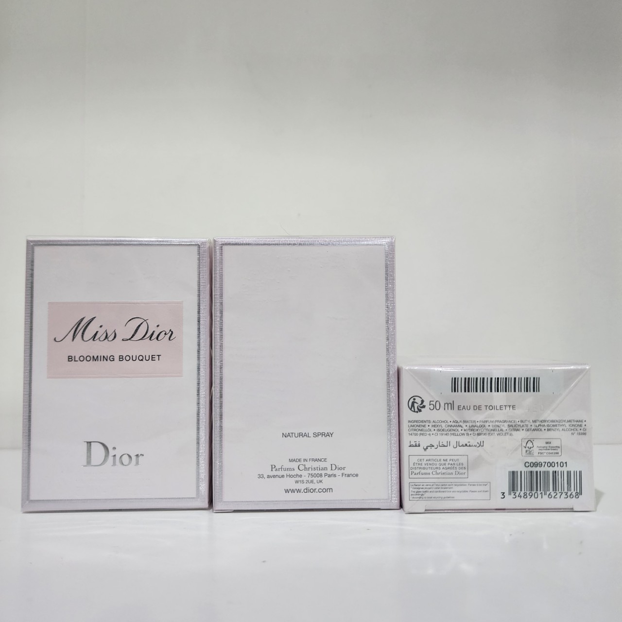 น้ำหอมแท้ Christian Dior Miss Dior Blooming Bouquet edt 50ml กล่องซีล โบว์ผ้า