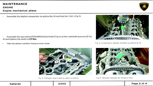 LAMBORGHINI GALLARDO (03-06) คู่มือซ่อมรถยตร์และวงจรไฟฟ้าพาร์ทอะไหล่เครื่องยนต์แลมโบกินี่ การาโด้