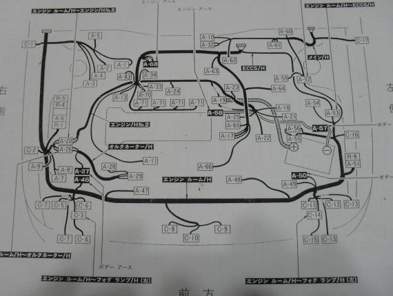 WIRING DIAGRAM NISSAN SUNNY B13 เครื่องยนต์ GA16DE (JP)