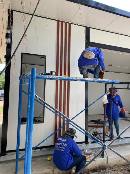 ออฟฟิศสำเร็จรูป บ้านสำเร็จรูป 4.00x8.00 เมตร