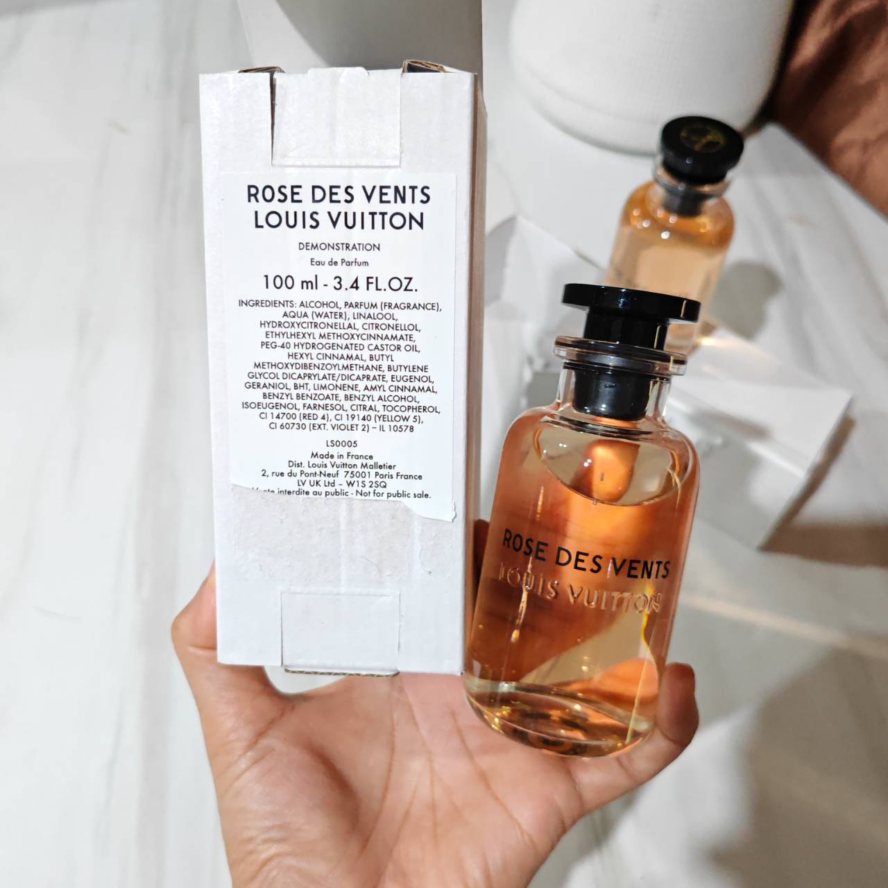 น้ำหอมแท้ Louis Vuitton Rose des vents (โรส เดส์ วองต์ส) 100ml กล่องเทสเตอร์