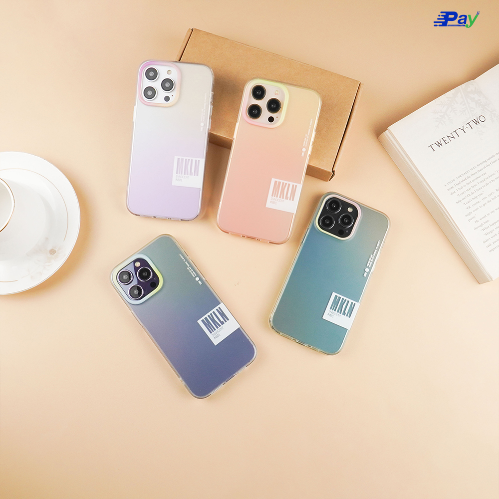 เคสโทรศัพท์ iPhone Mikalen สีทูโทน สำหรับ 14ProMax/14