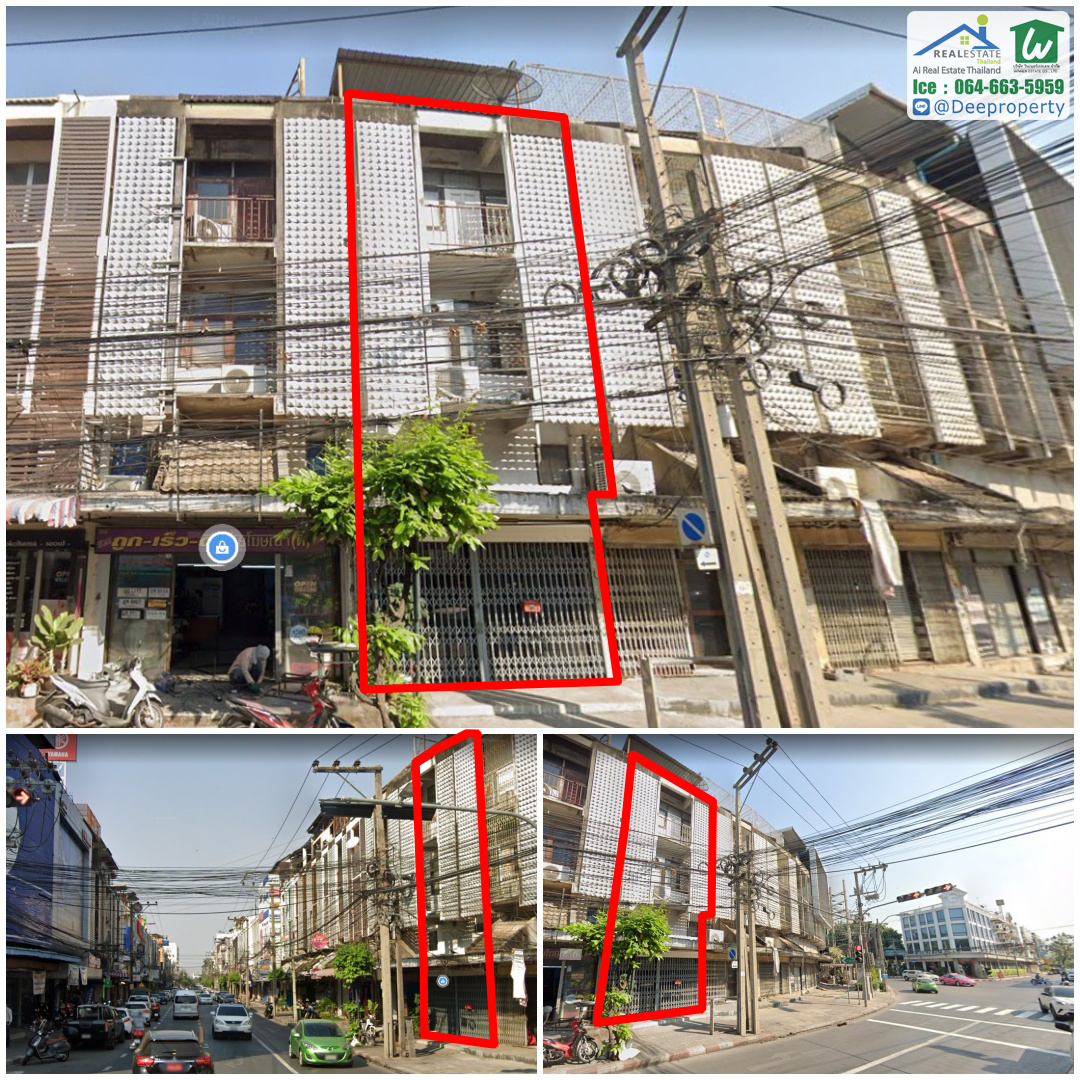 🏡SOLD OUT 🏢ตึกแถว อาคารพาณิชย์ 3 ชั้นครึ่ง มีดาดฟ้า เลขที่ 760 ติดสี่แยกเหม่งจ๋าย ไชน่าทาวน์ห้วยขวาง ทำเลนี้ราคานี้หาไม่ได้แล้ว