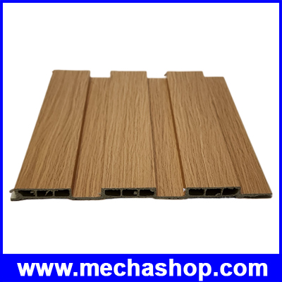 Great Wall Board ไม้เทียม ผนังไม้เทียมตกแต่งบ้าน ตกแต่งผนัง RF-106 Size: 195x2900mm 12mm Raw Material: Virgin