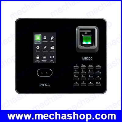 เครื่องสแกนใบหน้า สแกนนิ้วมือลงเวลา ZK-MB200 Multi-Bio Time Attendance Terminal (เมนูภาษาไทย)