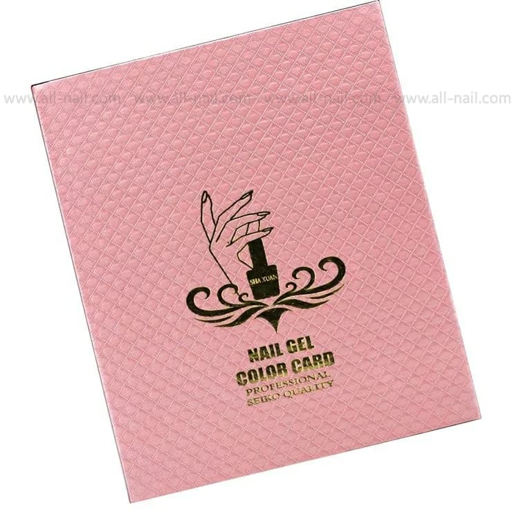 สมุดชาร์ตโชว์เล็บ ฝาล็อคแม่เหล็ก 120ช่อง