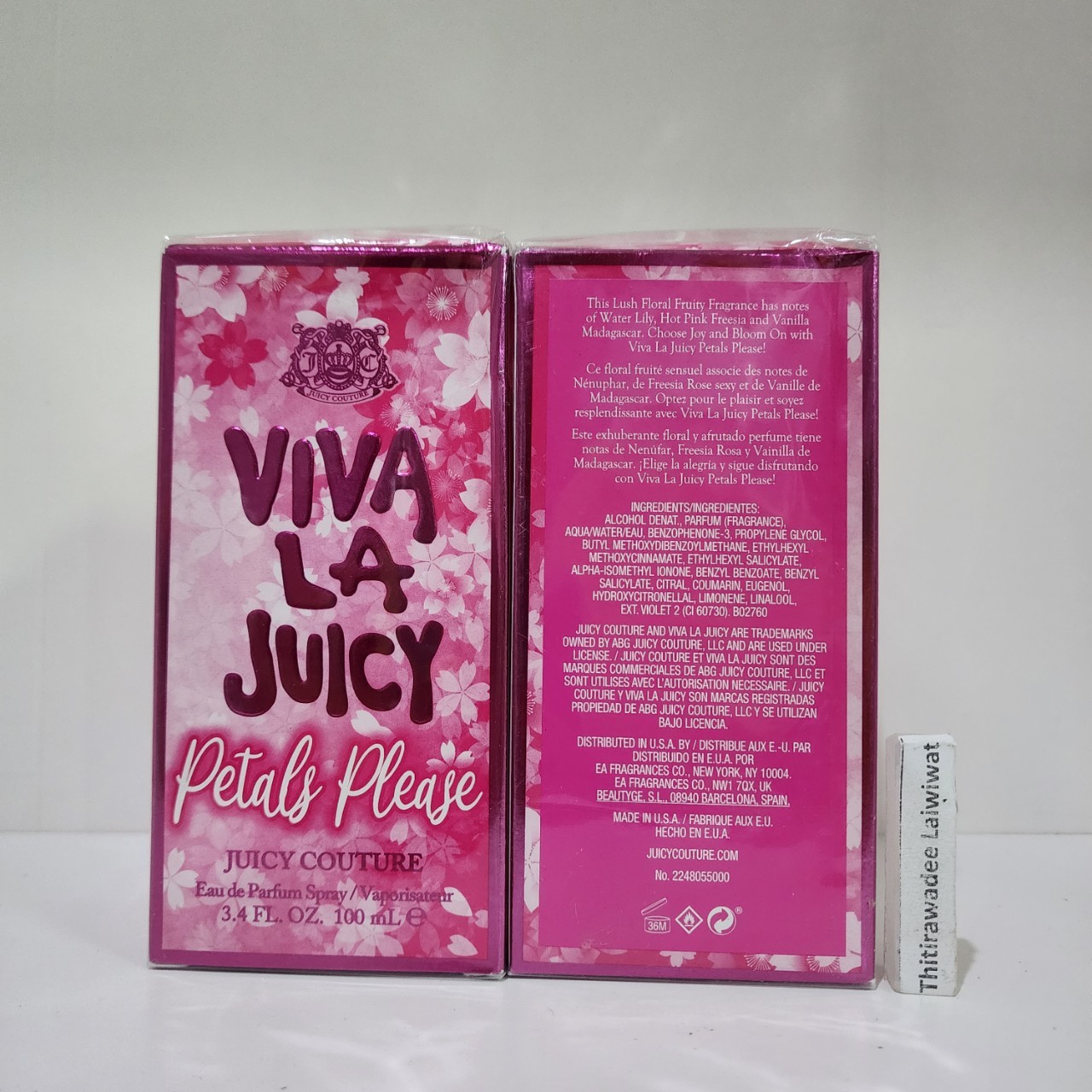 น้ำหอม Juicy Couture Viva La Juicy Petals Please 100ml กล่องซีล กล่องบุบ
