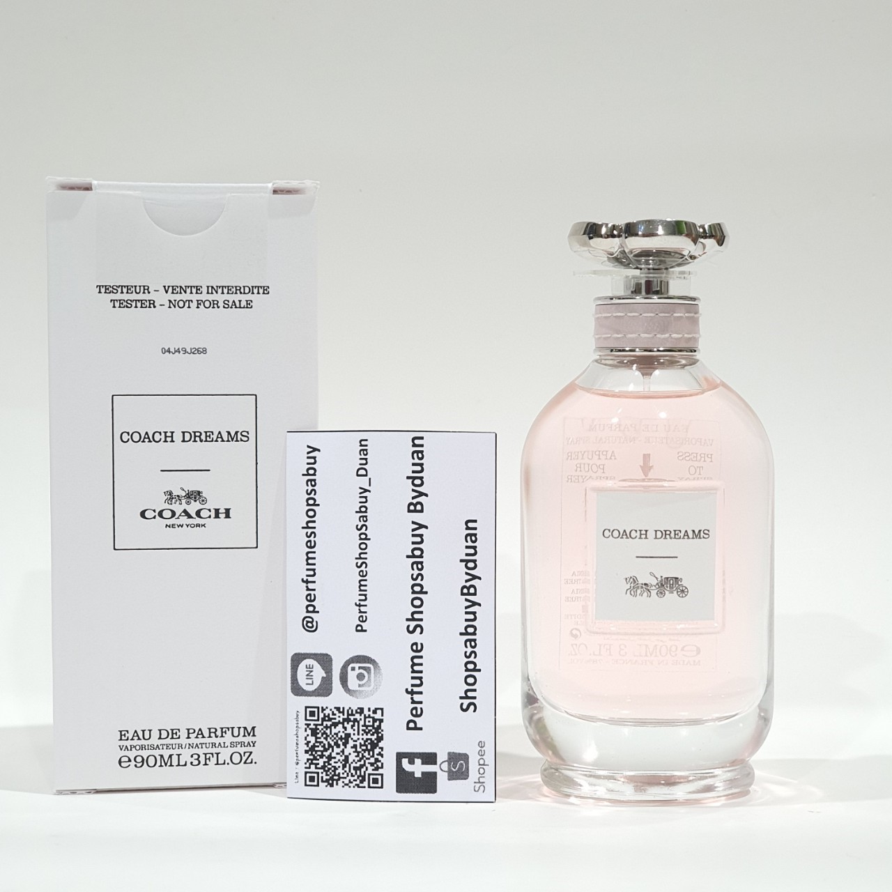 น้ำหอมแท้ Coach New York Dreams Eau de Parfum 90ml กล่องเทสเตอร์