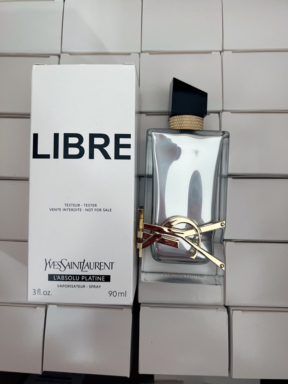 น้ำหอมแท้ YSL LIBRE L'Absolu Platine EDP 90 ml Tester