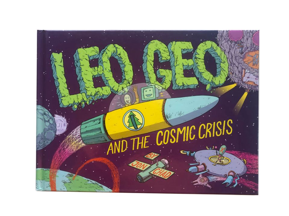 Leo Geo and the Cosmic Crisis By Jon Chad (Comic) วิทย์แบบComic อ่านง่าย สนุก