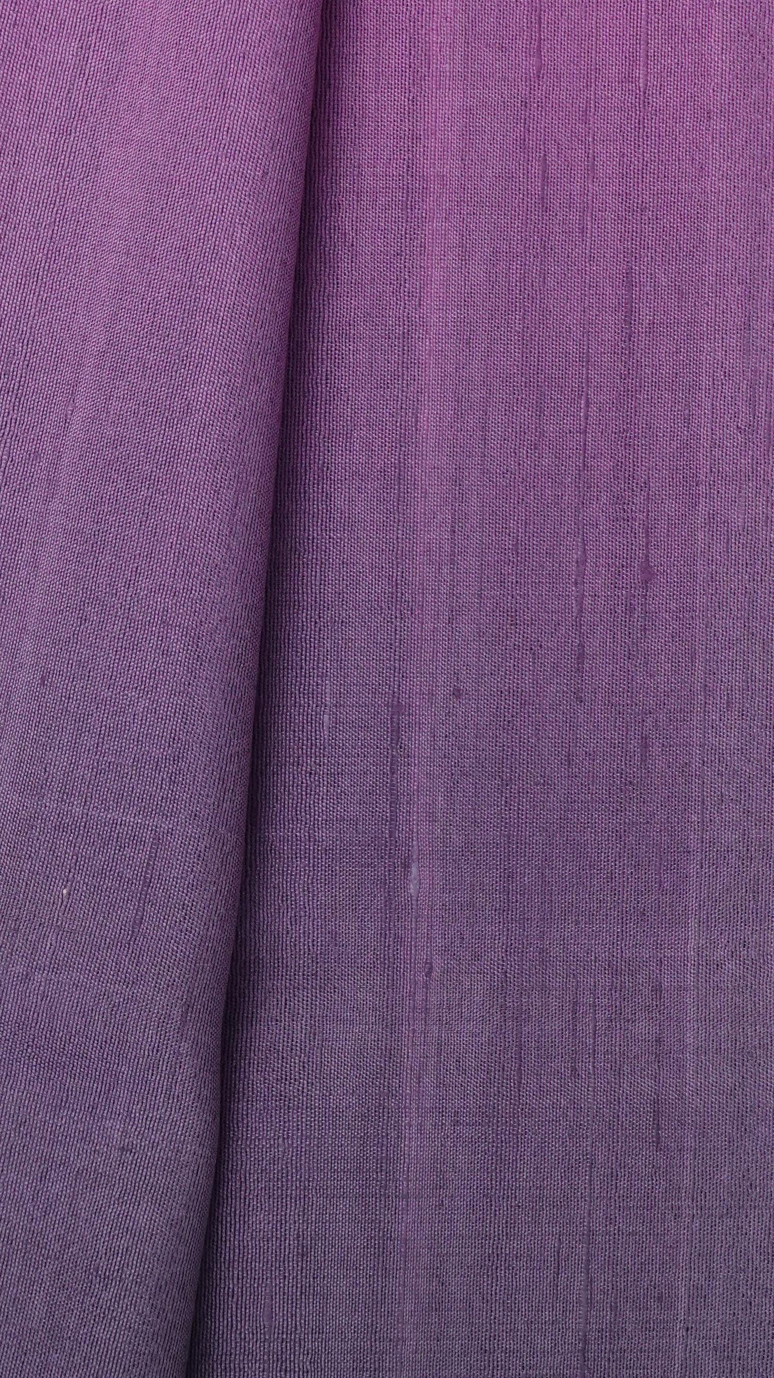 ผ้าไหมย้อมสไลด์สี ไหมบ้านทอมือ 2ตะกอ สีม่วง-สีเทาเข้ม เลือกขนาด รหัส BT-TT-02246854