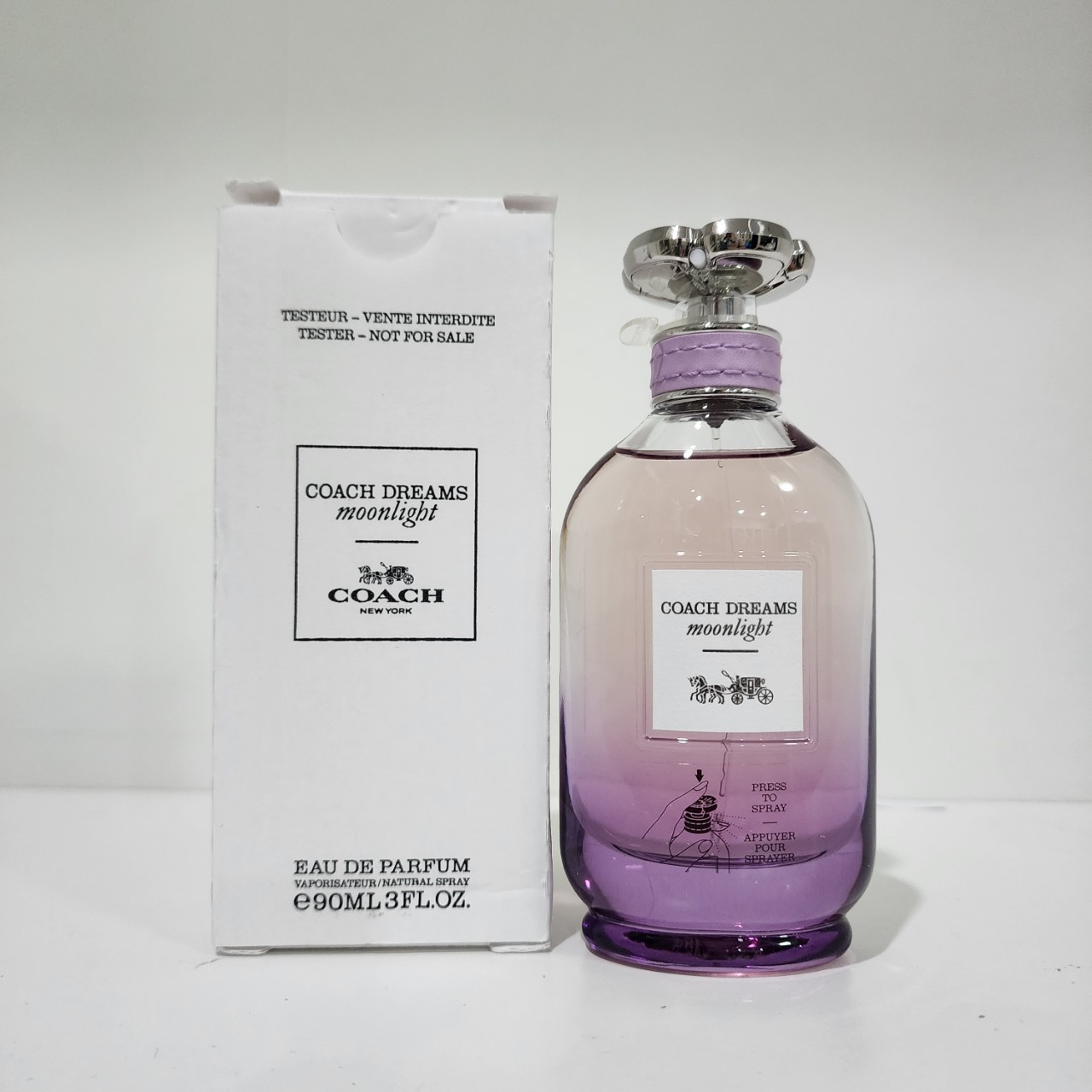 น้ำหอมแท้ Coach Dreams Moonlight EDP 90ml กล่องเทสเตอร์