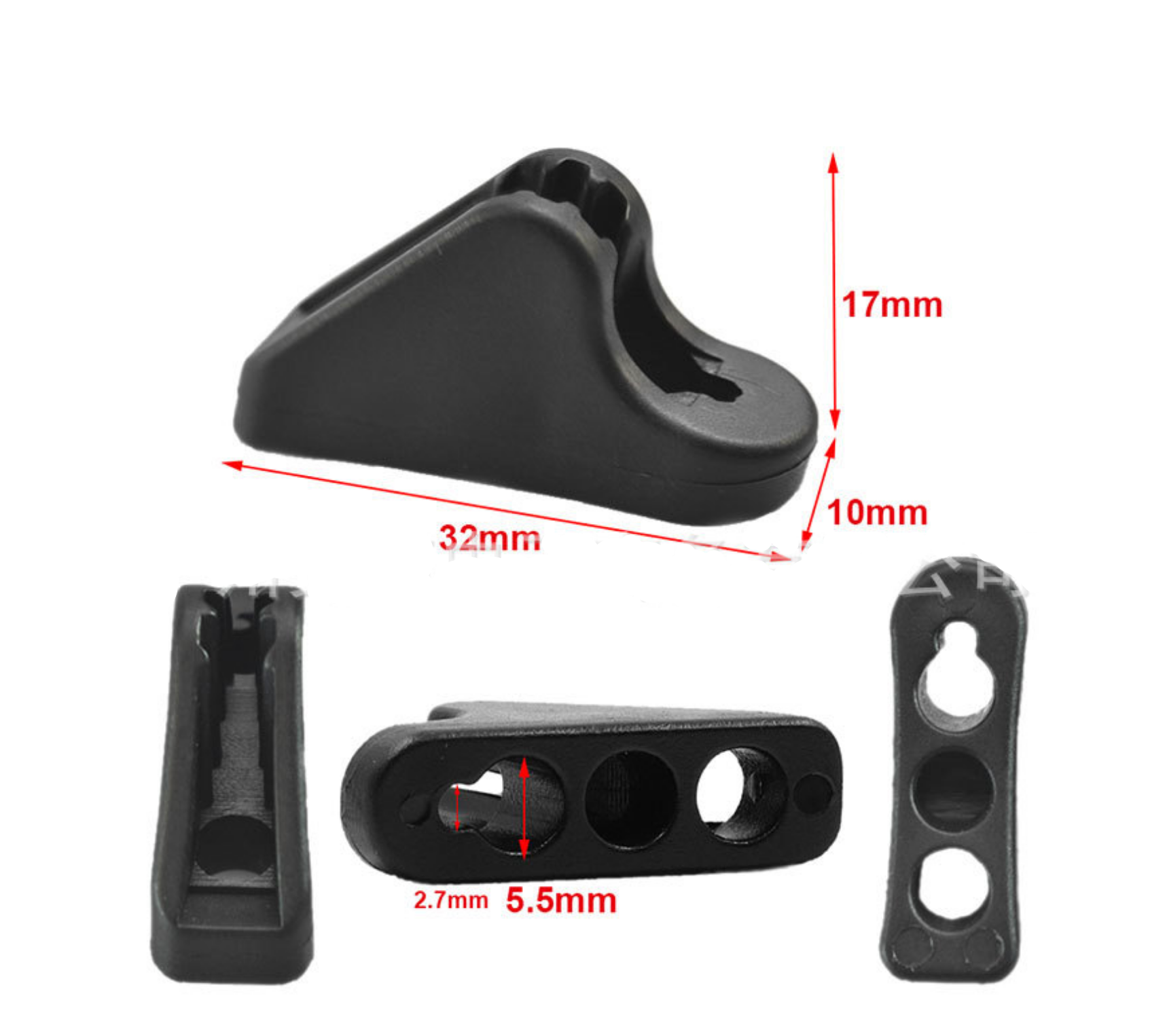 ตัวช่วยรัด ขึงรั้งเต้นท์ พลาสติก ทรงสามเหลี่ยม